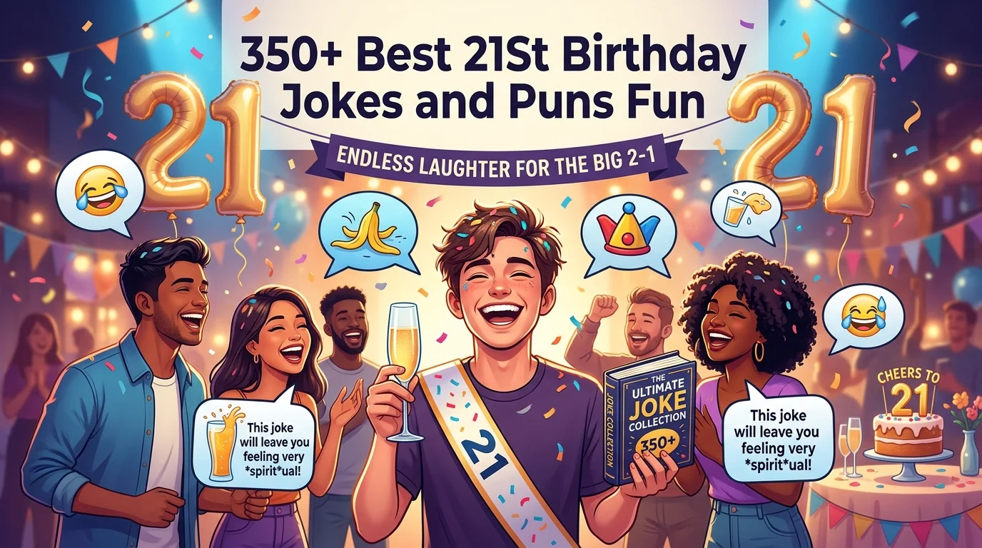 21St Birthday Jokes and Puns