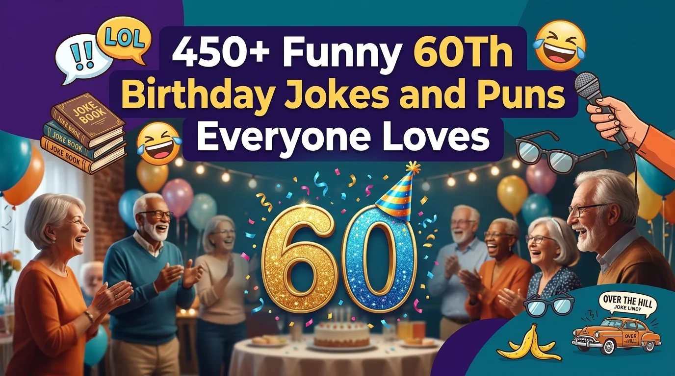 60Th Birthday Jokes and Puns