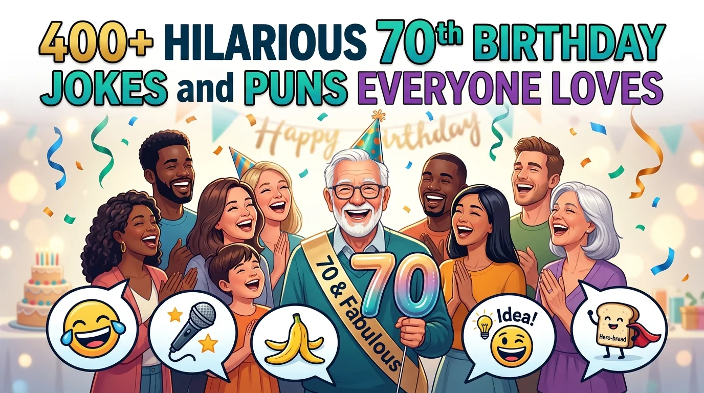 70Th Birthday Jokes and Puns