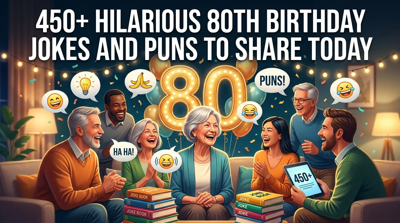 80Th Birthday Jokes and Puns