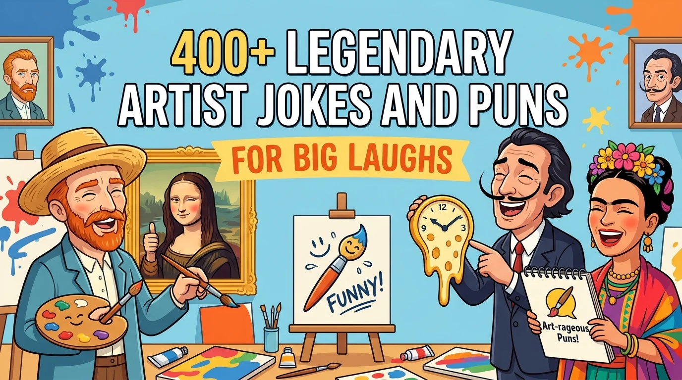 Artist Jokes and Puns