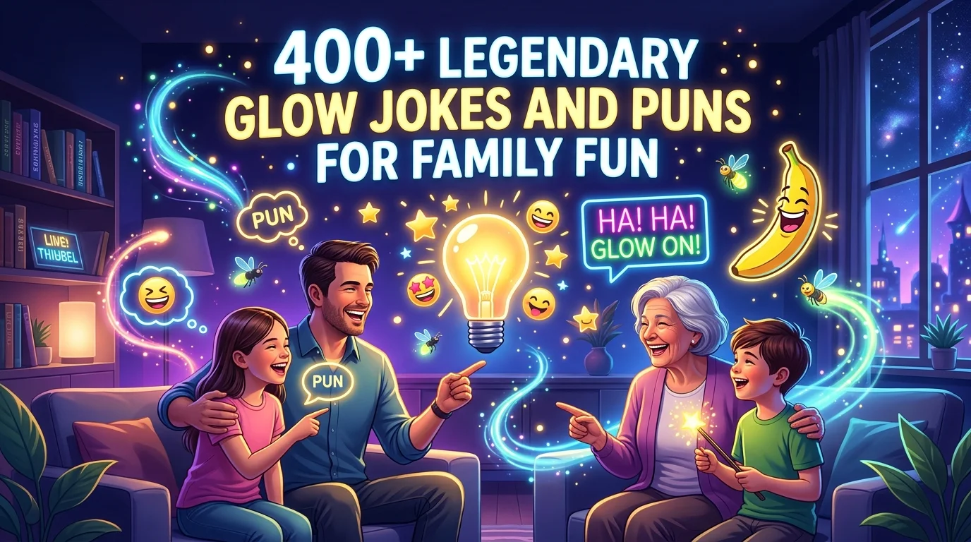 Glow Jokes and Puns