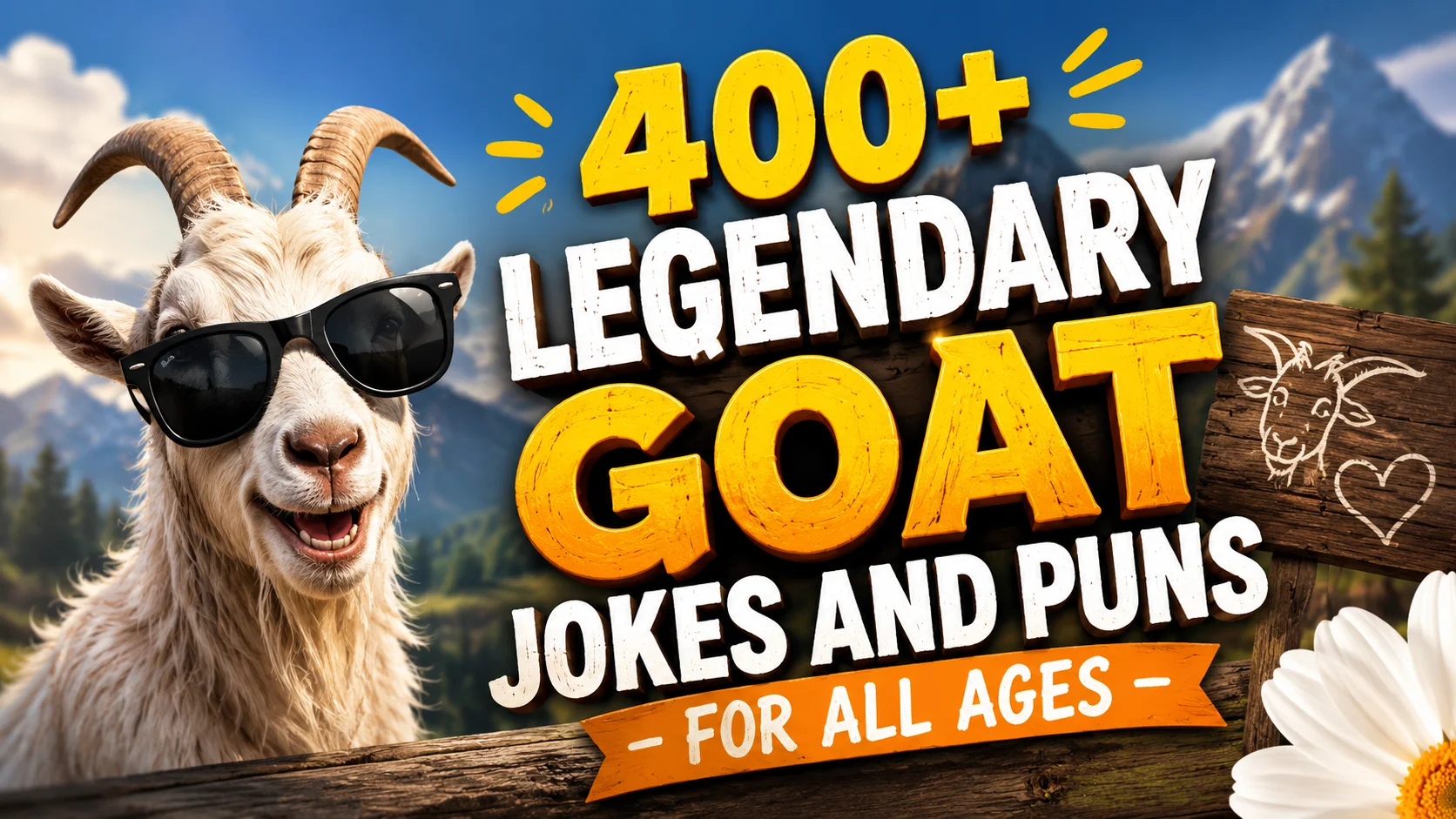 Legendary Goat Jokes and Puns