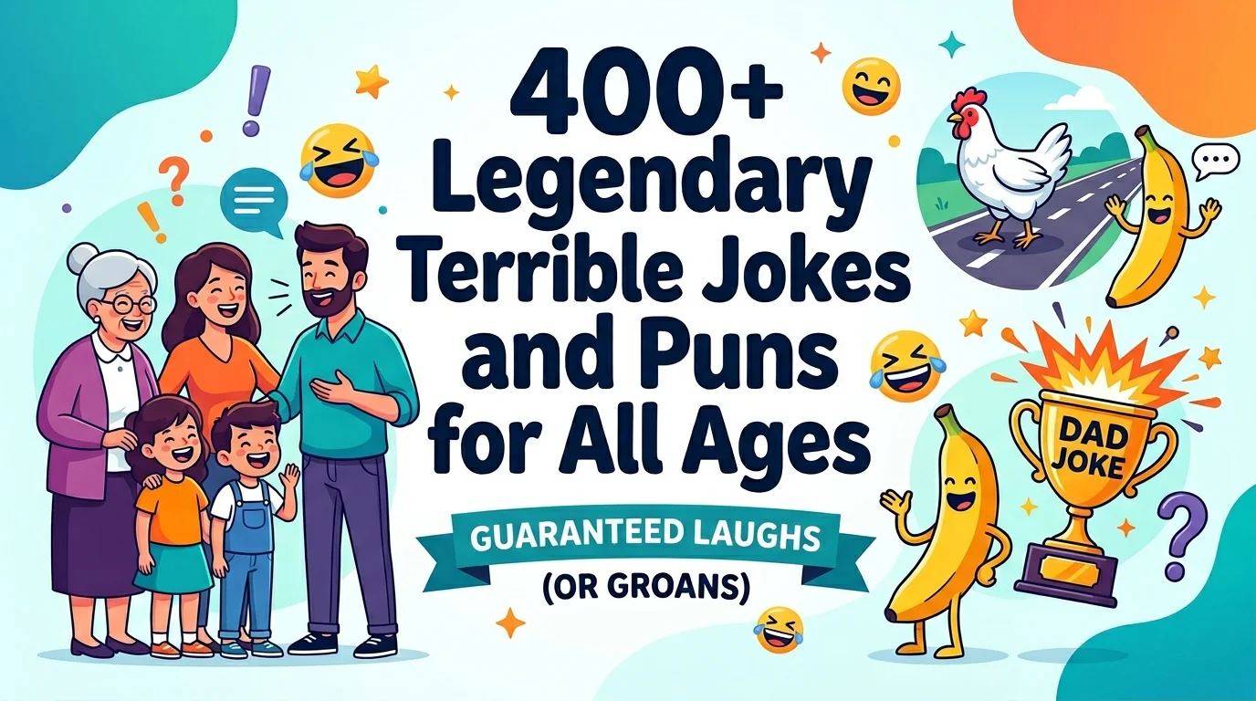 Terrible Jokes and Puns