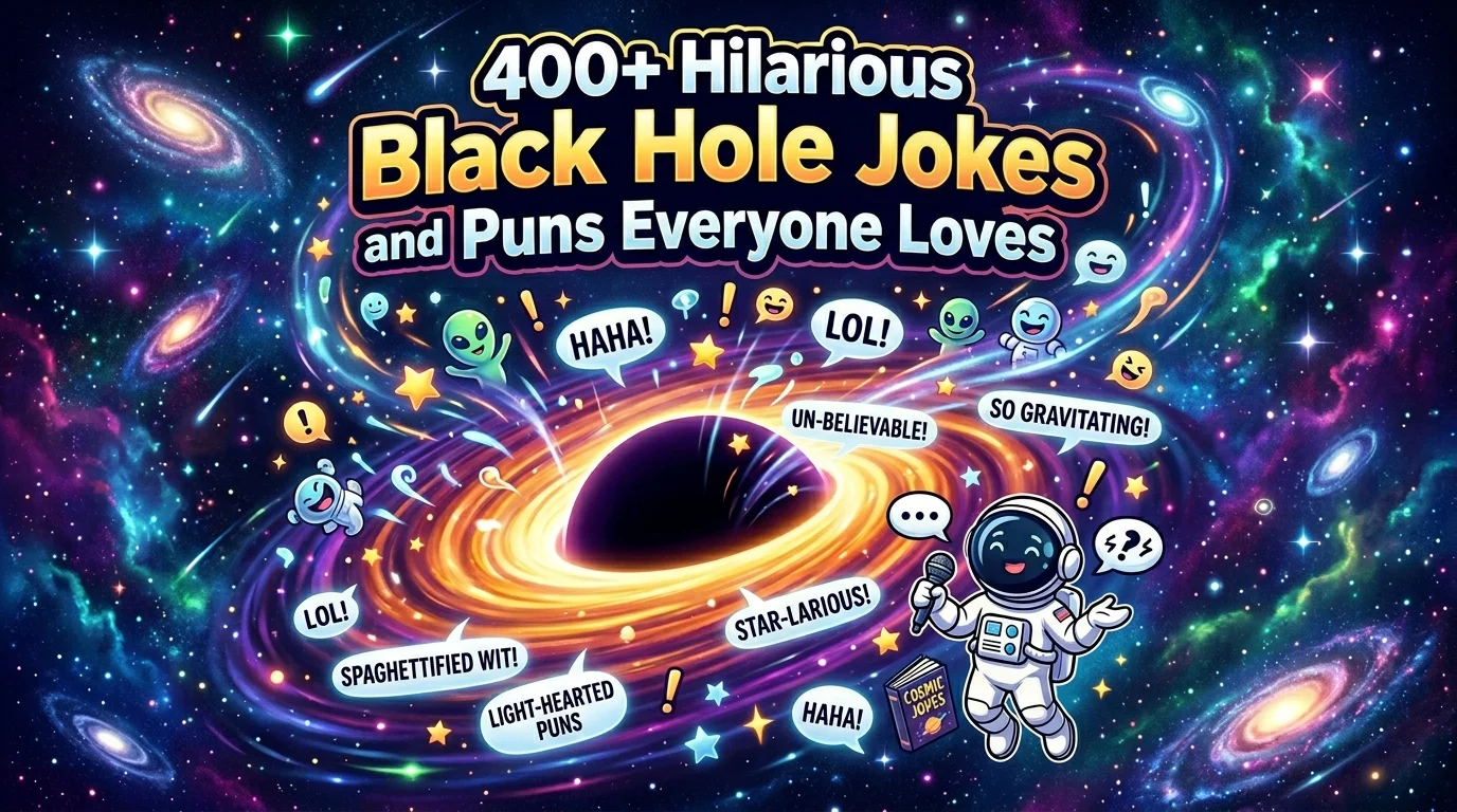 Black Hole Jokes and Puns