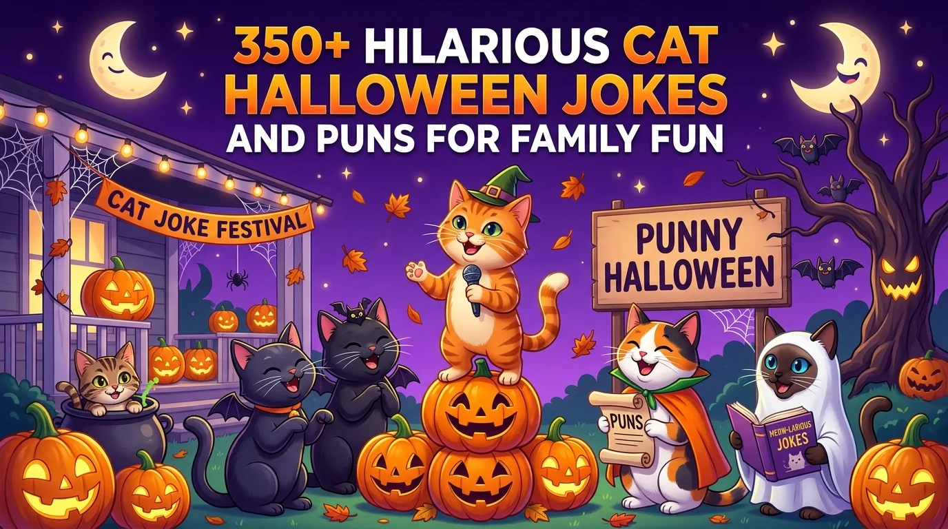 Cat Halloween Jokes and Puns