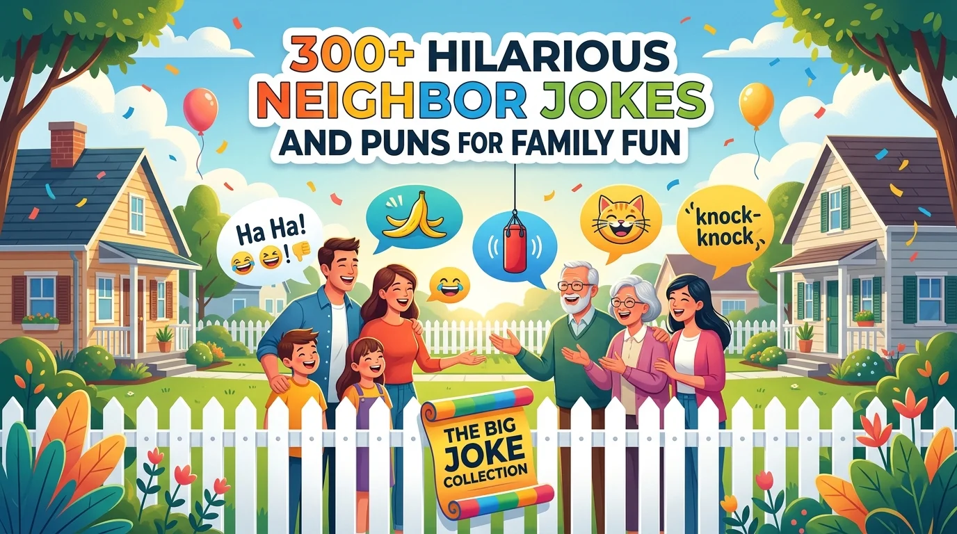 Neighbor Jokes and Puns