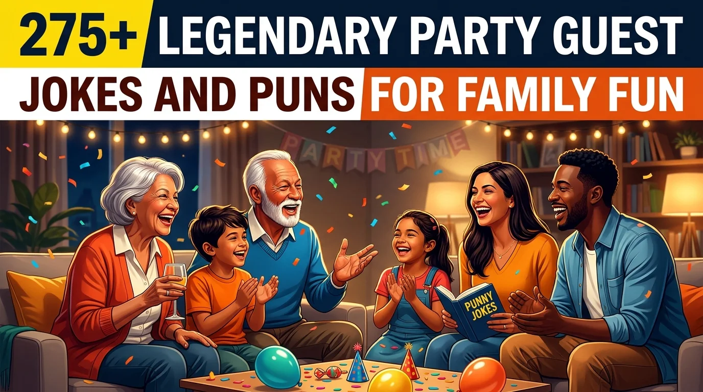 Party Guest Jokes and Puns