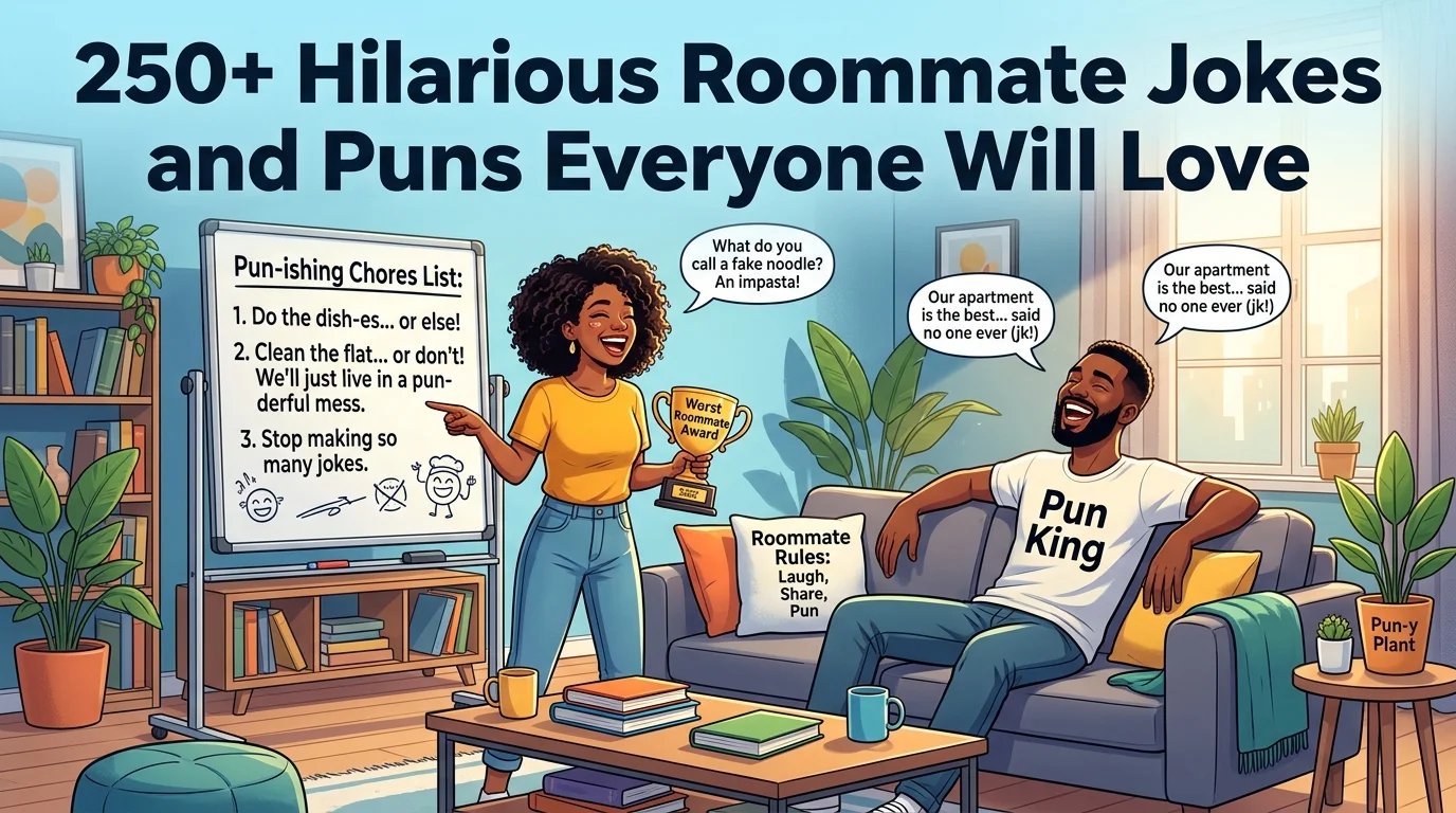 Roommate Jokes and Puns